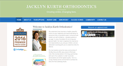 Desktop Screenshot of jacklynkurthorthodontics.com