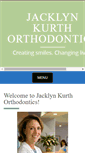 Mobile Screenshot of jacklynkurthorthodontics.com